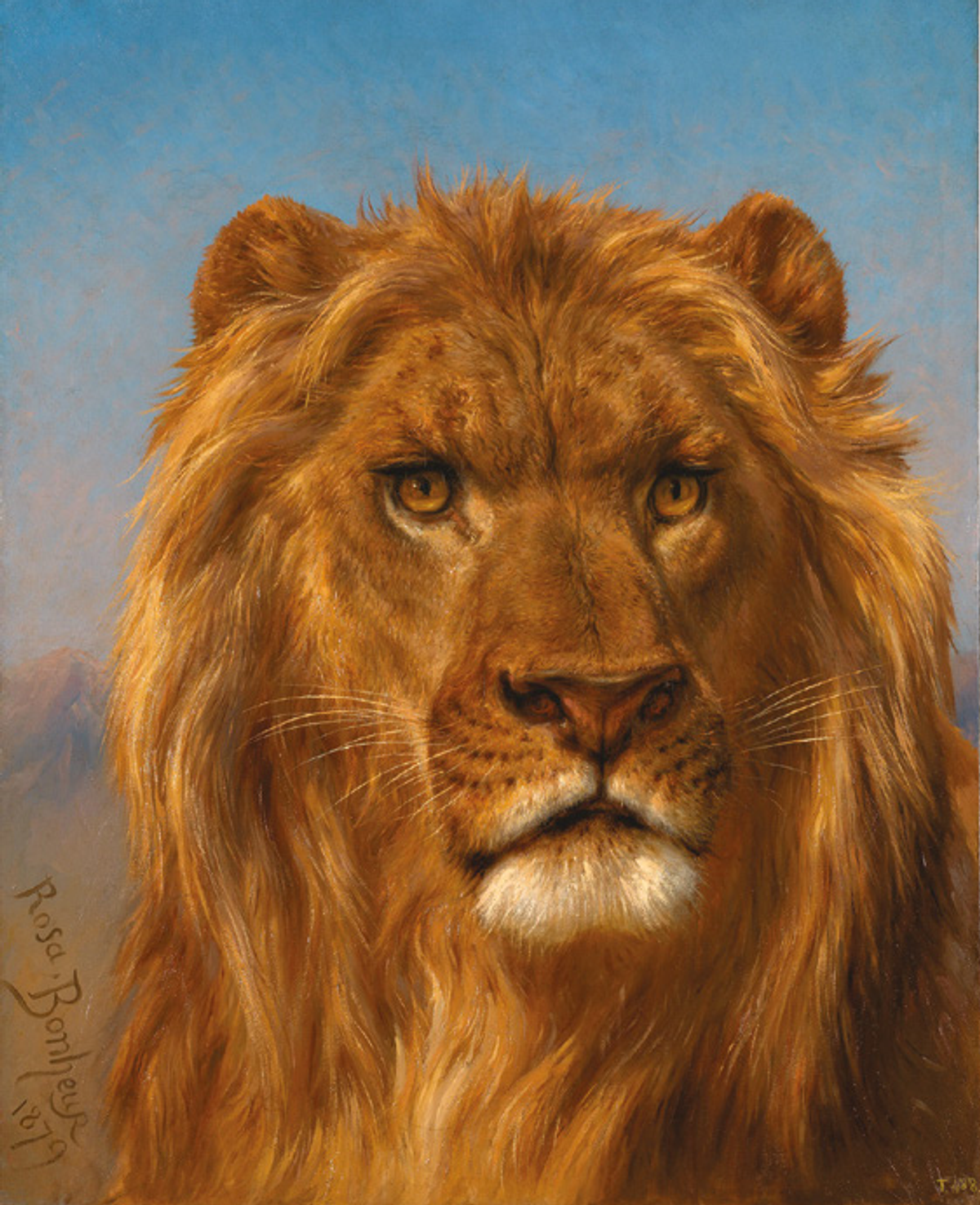 1. Rosa Bonheur, El Cid – Tête de lion, 1879, huile sur toile.
© Photographic Archive Museo Nacional del Prado, Madrid