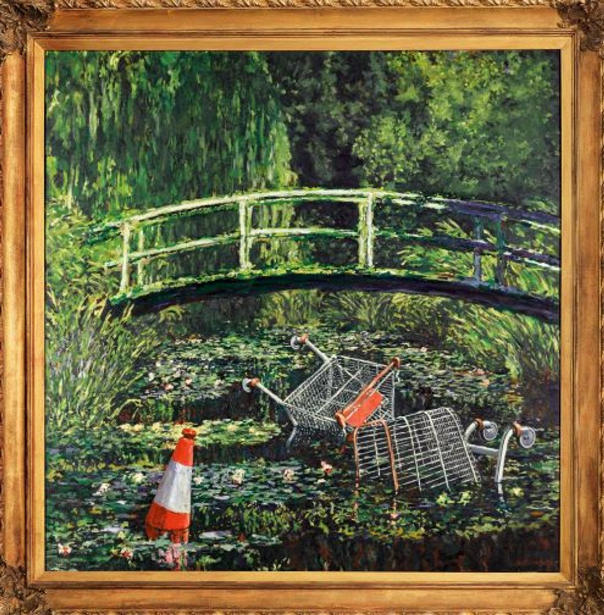 Banksy, Show Me The Monet, 2015. © Sotheby’s