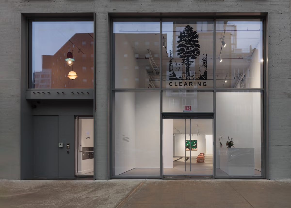 Vue de la Galerie Clearing à New York. Courtesy Clearing