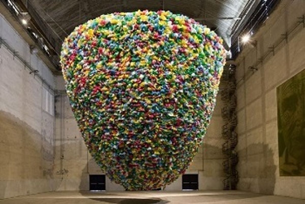 Pascale Marthine Tayou, Plastic Bags, 2019. Richard Taittinger Gallery et Galleria Continua. Courtesy de l’artiste et Richard Taittinger Gallery, Galleria Continua