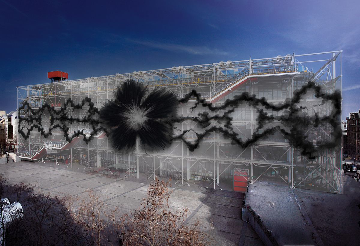 Modèle 3D de Le dernier carnaval de Cai Guo-Qiang et cAI™, 2025. Courtoisie du Cai Studio.