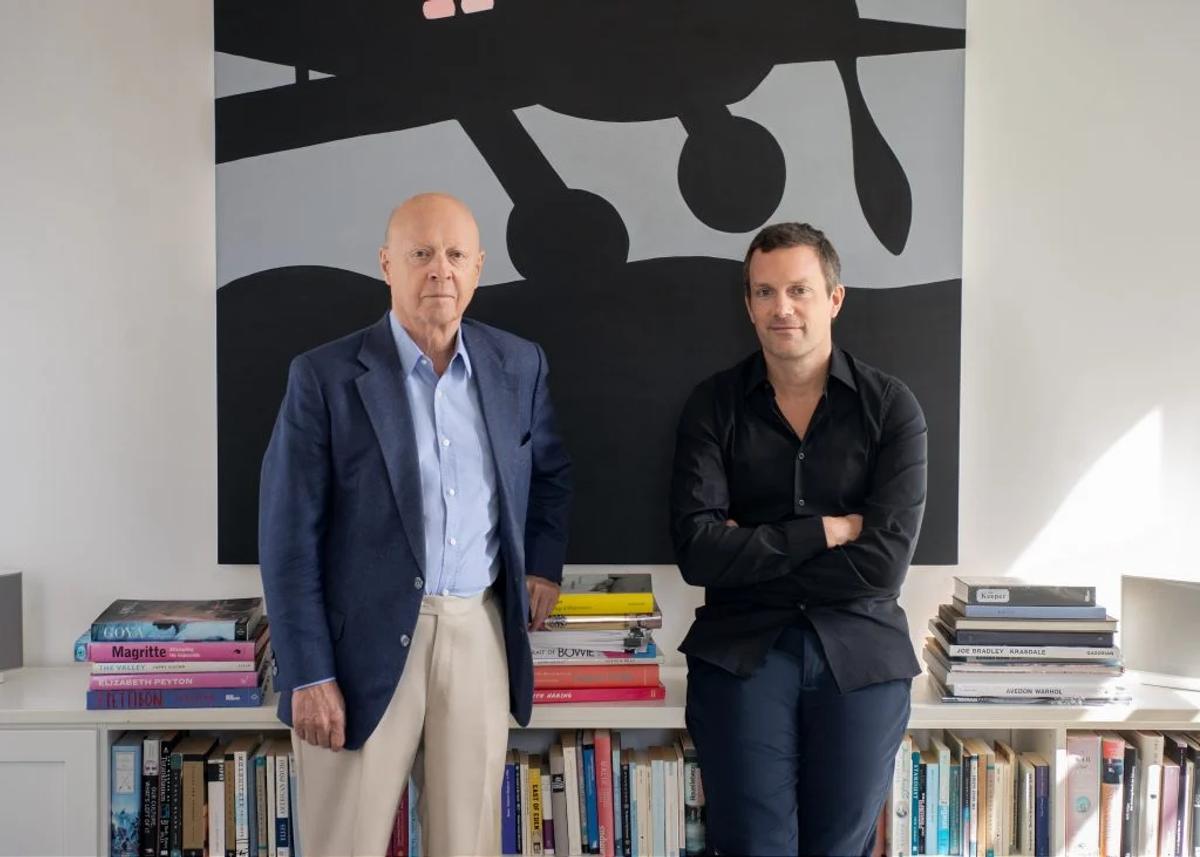 Hans Neuendorf, fondateur d’Artnet, et Jacob Pabst, qui lui a succédé au poste de président-directeur général. Courtesy Artnet