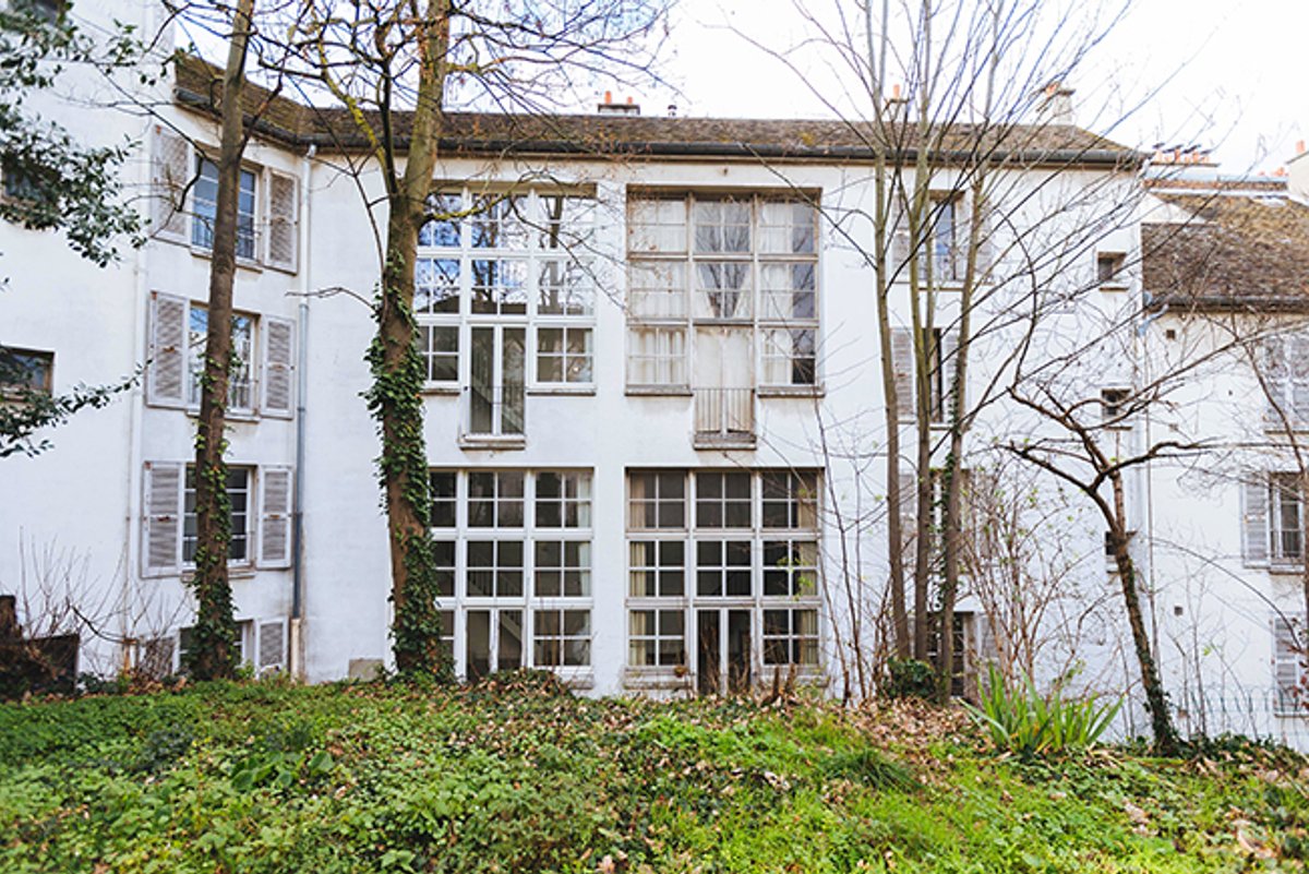 La Cité internationale des arts à Montmartre. © Matthieu Joffres