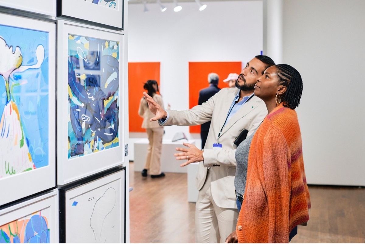 CAM Galeria, Mexico, à la foire VOLTA New York, 2023. Photo Phillip Reed