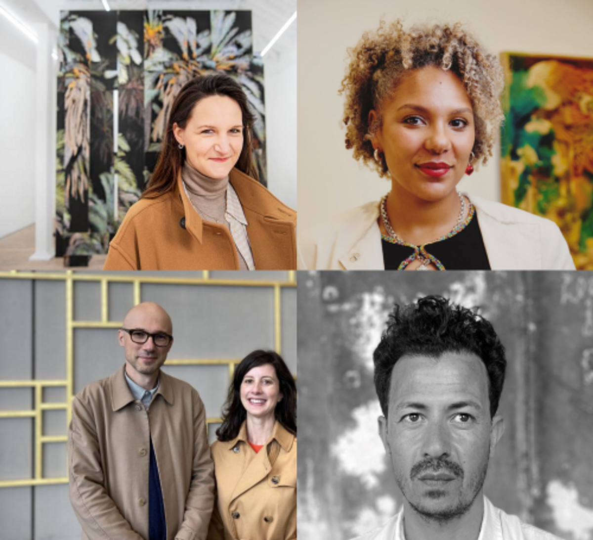 De gauche à droite et de haut en bas : Noémie Goudal. Photo D.R. ; Gaëlle Choisne. Courtesy Reiffers Initiative. Photo Valentin Le Cron ; Angela Detanico & Rafael Lain. Photo D.R. ; Abdelkader Benchamma. Courtesy of the artist and TEMPLON, Paris – Brussels – New York