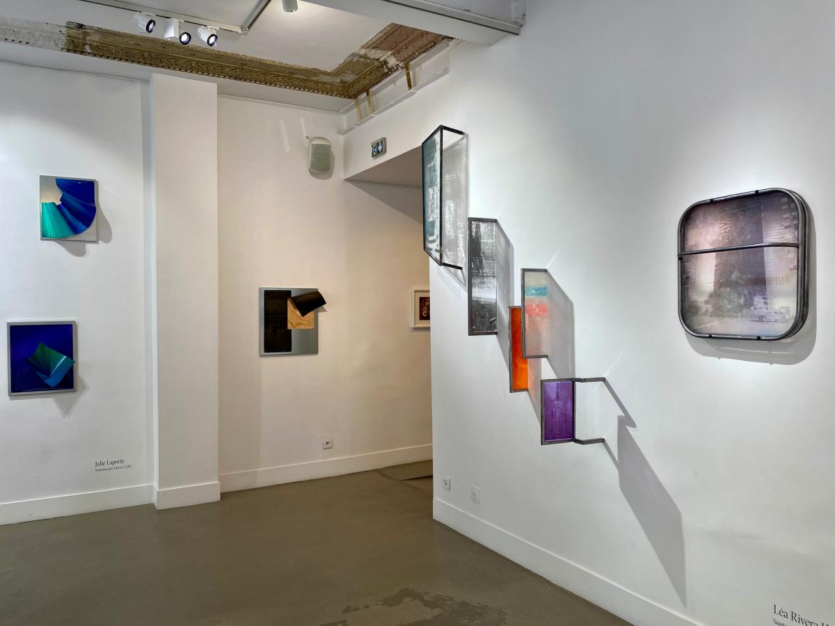 Vue des oeuvres de Julie Laporte et de Léa Rivera Hadjes. Photo D.R.