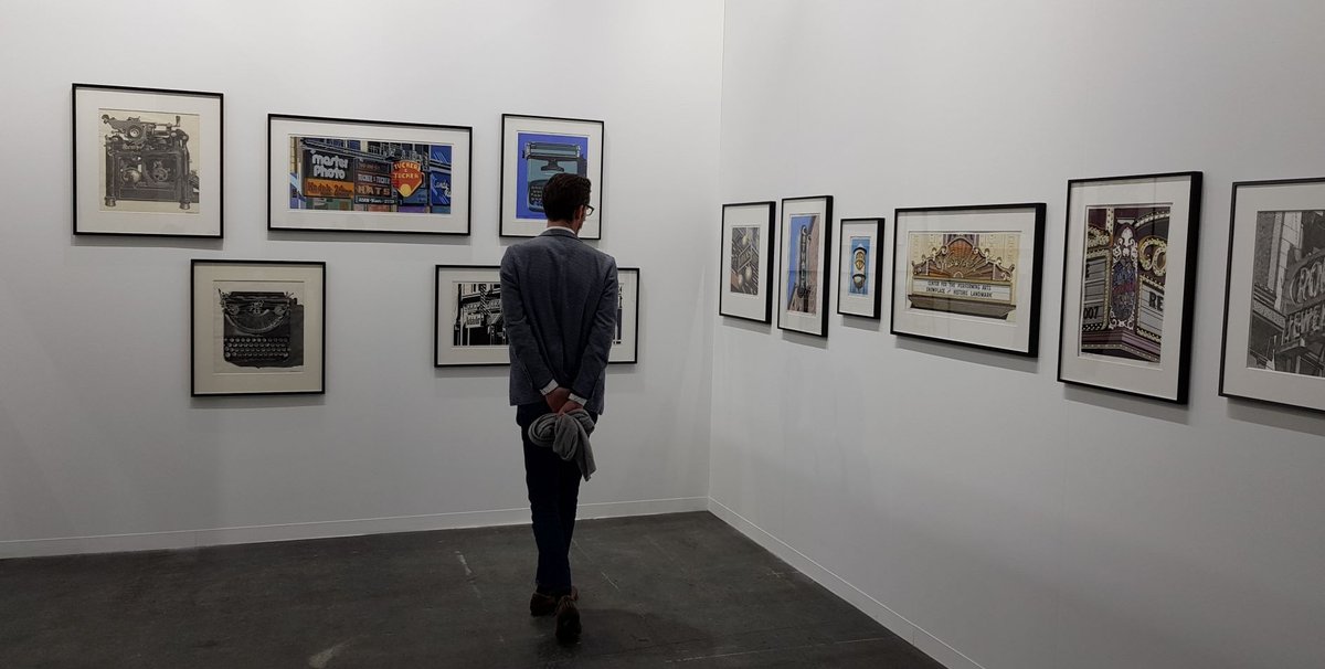 Vue du stand de la galerie Vallois Photo : A. C.