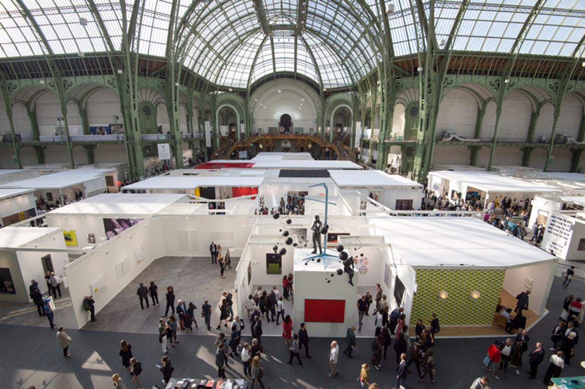 La FIAC sous la verrière du Grand Palais, à Paris. © D.R.