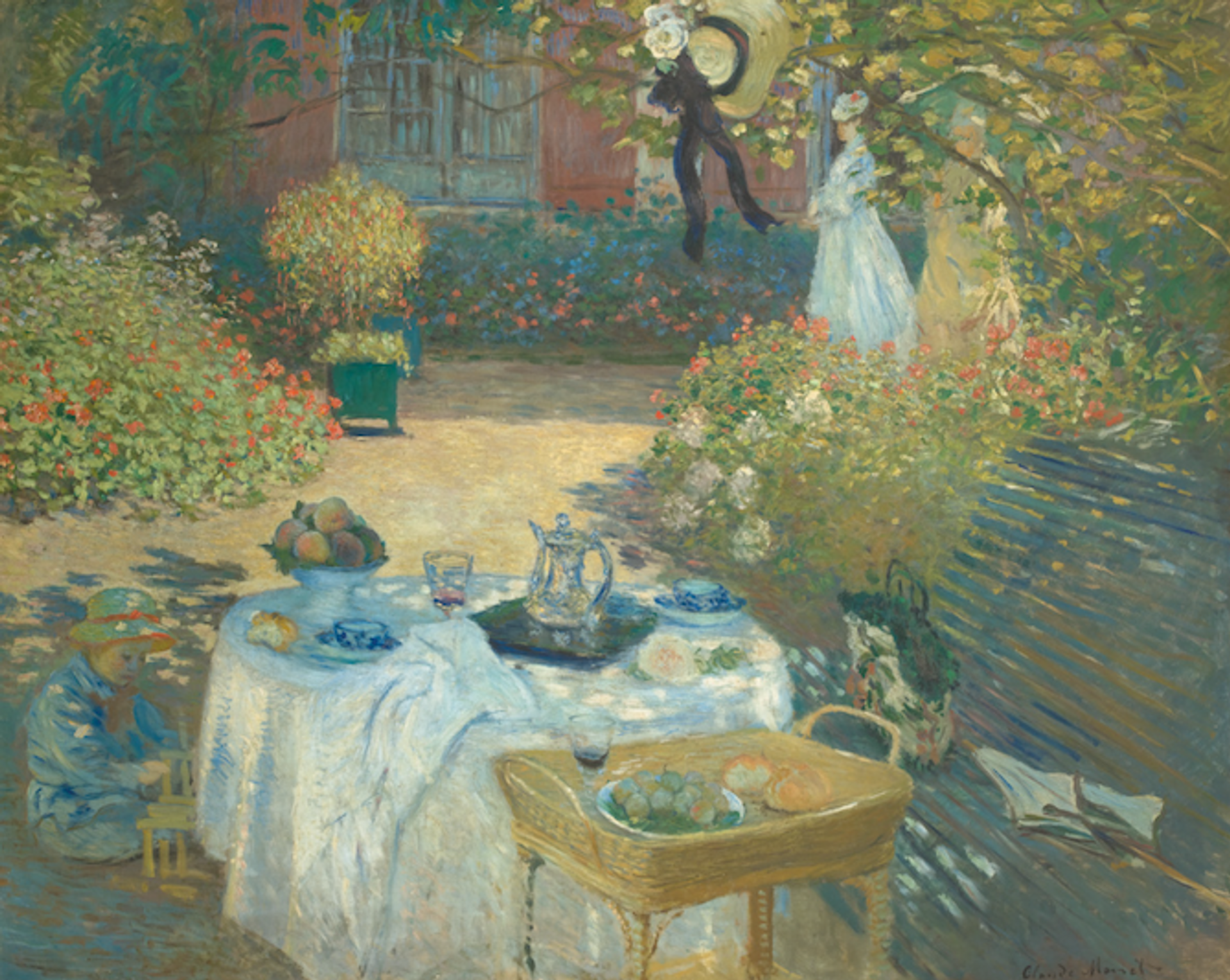 Claude Monet, Le Déjeuner, vers 1873, huile sur toile, Paris, musée d’Orsay. © RMN-Grand Palais (musée d’Orsay)/  Hervé Lewandowski