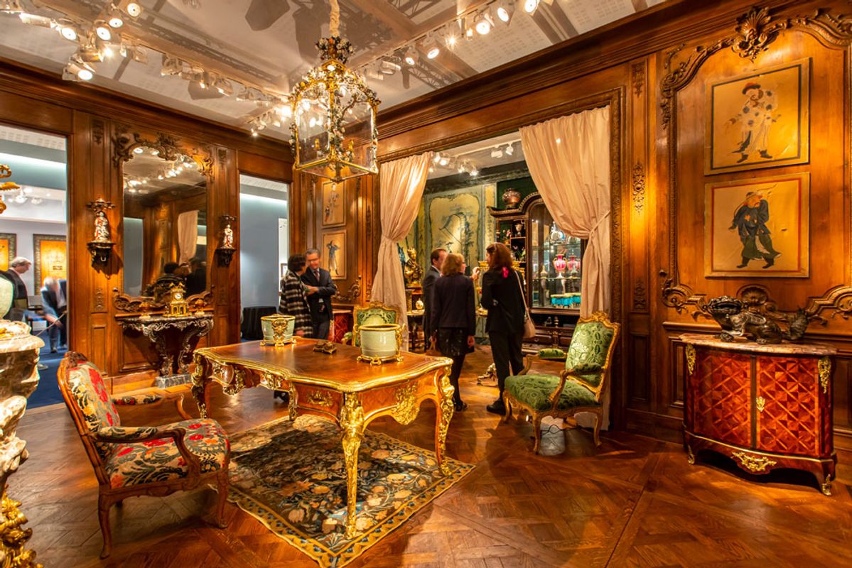 Stand de la Galerie Steinitz. © Tanguy de Montesson