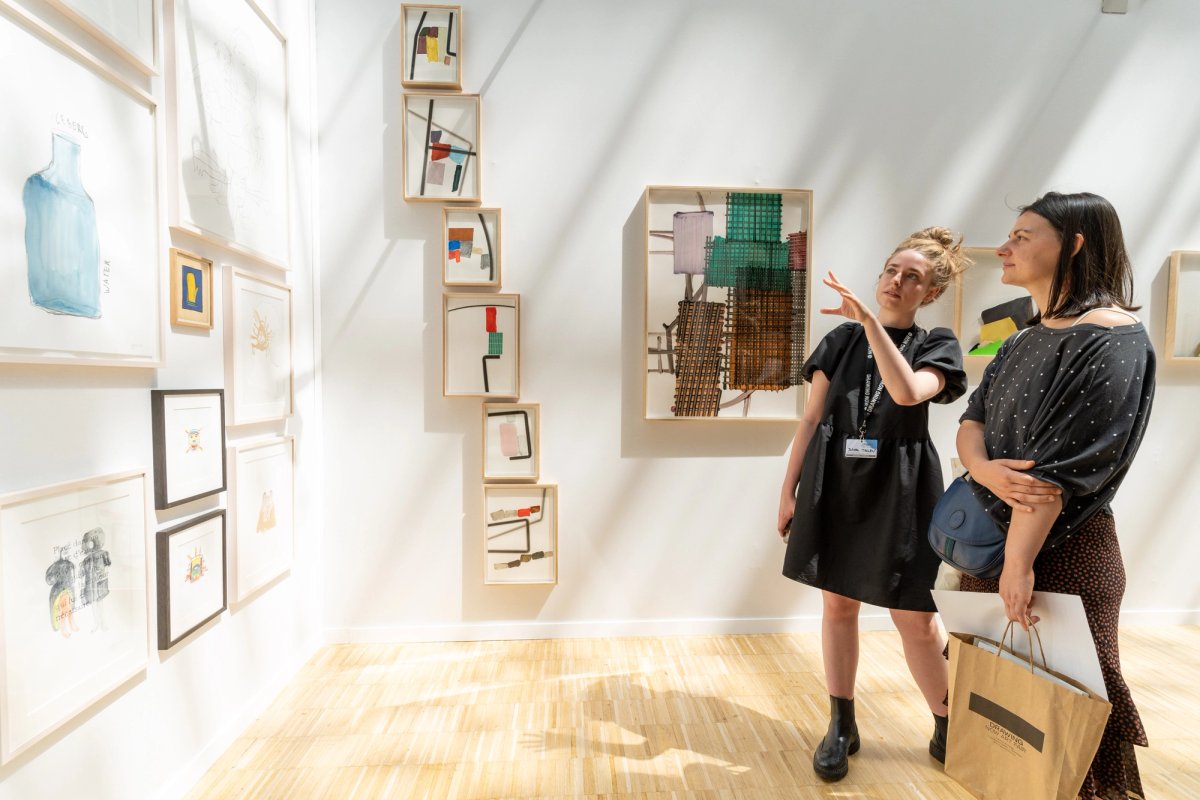 15e édition de la Drawing Now Art Fair, 2022, au Carreau du Temple à Paris. © David Paul Carr, Cool Hunt Paris