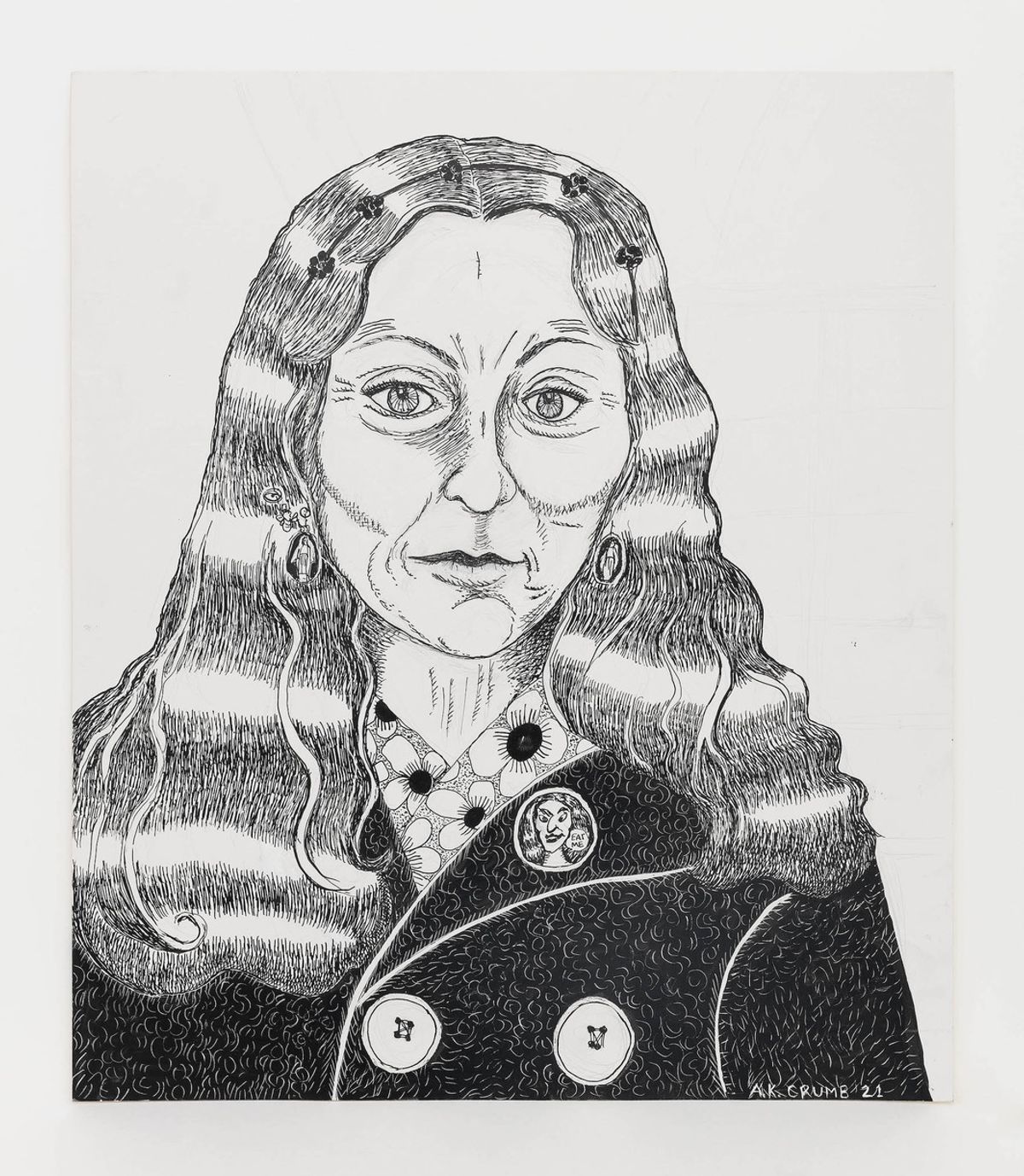 Aline Kominsky-Crumb, Self-portrait, 2021. Photo : David Zwirner