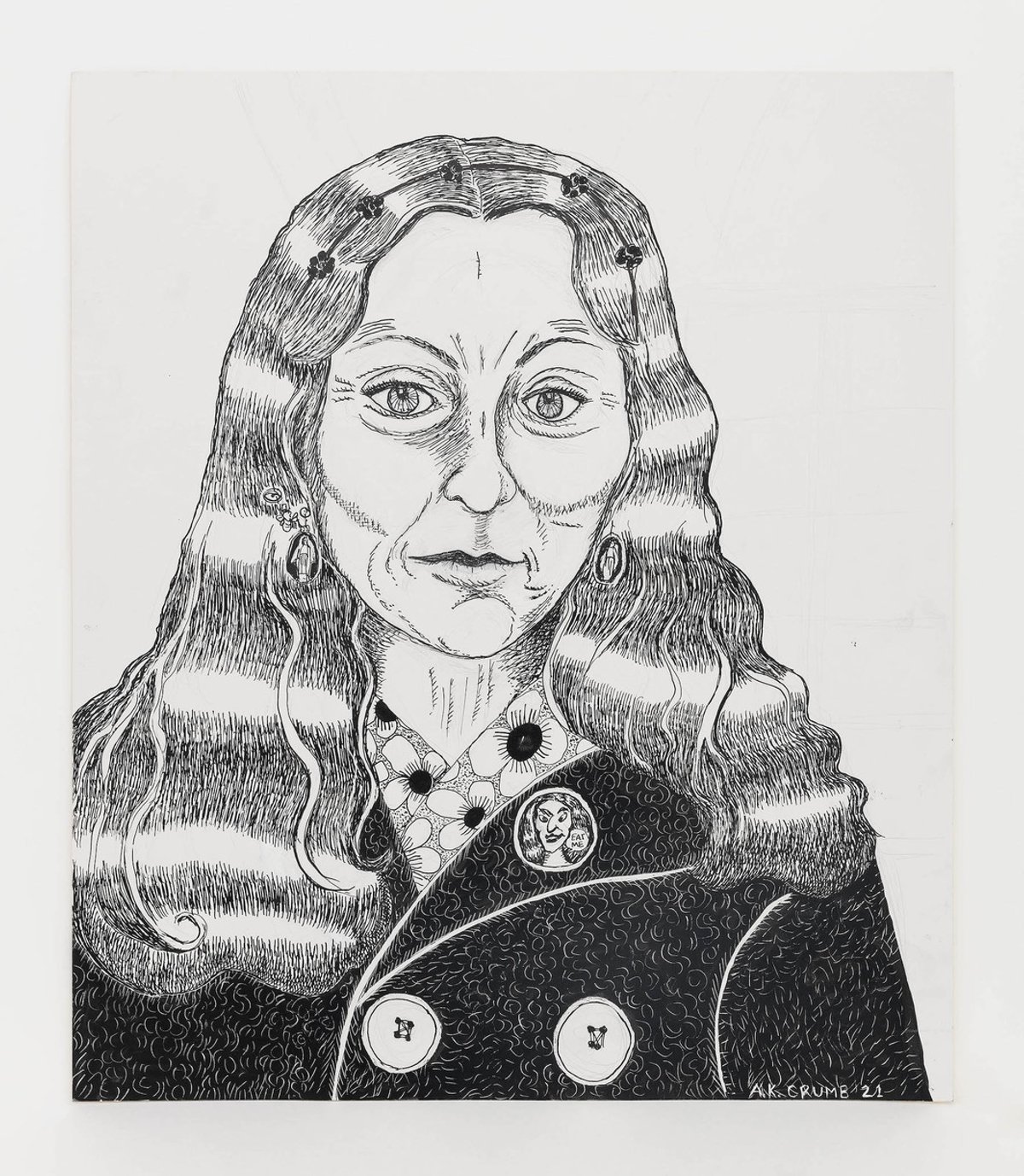 Aline Kominsky-Crumb, Self-portrait, 2021. Photo : David Zwirner