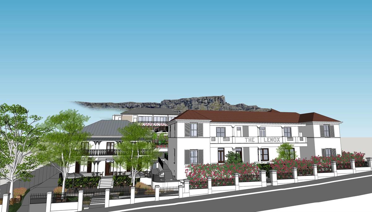 Vue d'artiste de la future résidence au Cap. Photo D.R.