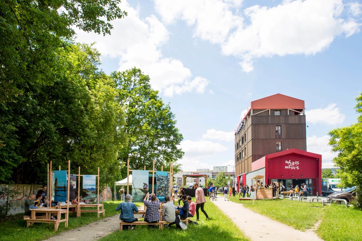 Les Ateliers Médicis à Montfermeil. © Natacha Gonzalez