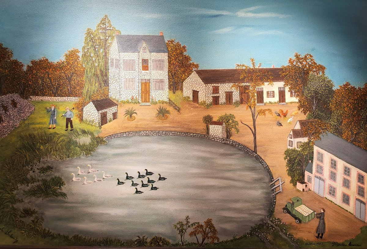 Cécile Sabourdy (1893-1970), La minoterie limousine (automne 1937), donation d’Olivier et Marina Weill, collection des musée & jardins Cécile Sabourdy