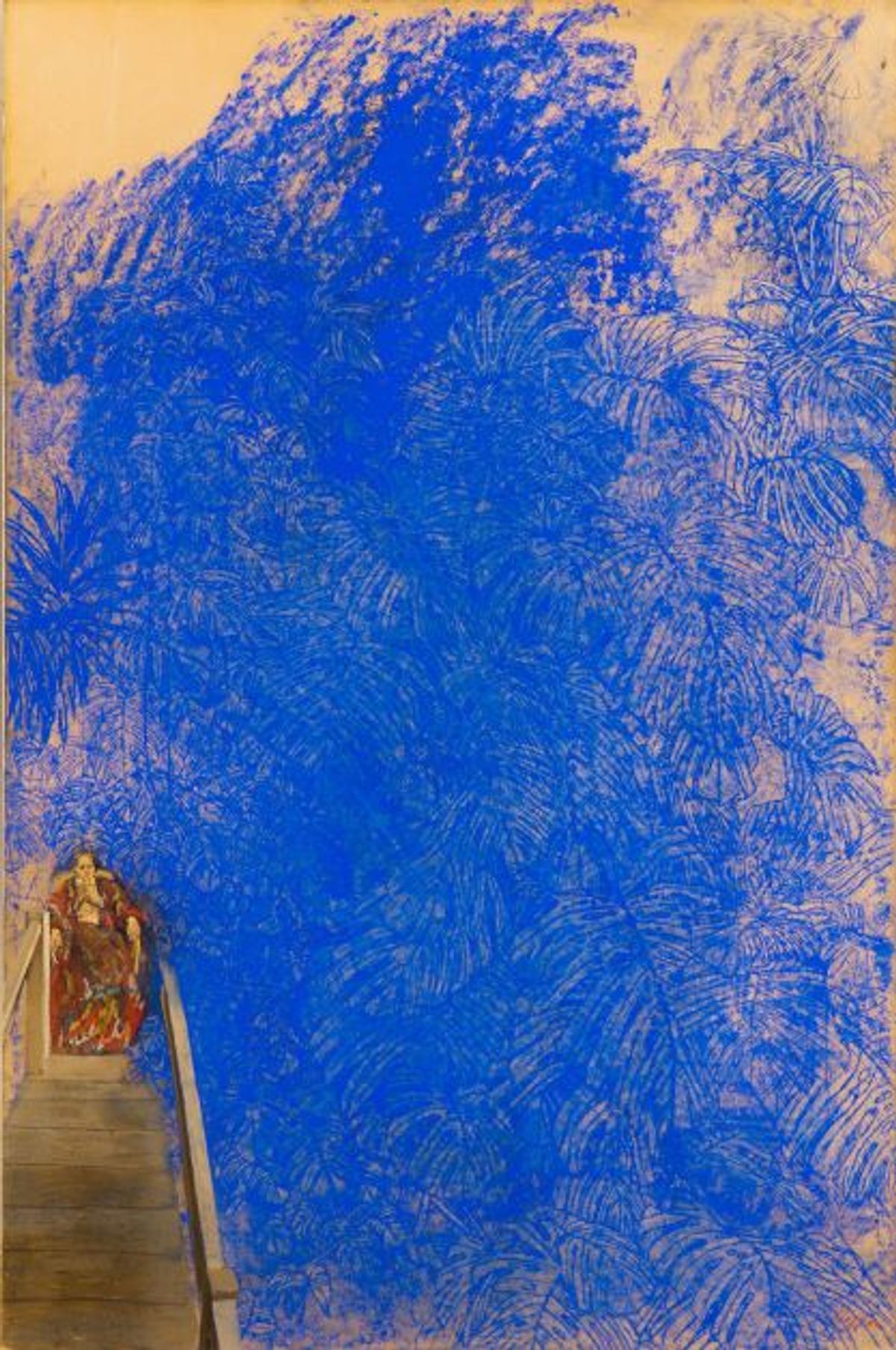 Sam Szafran, L’Atelier avec Lilette, 1974, pastel sur papier. Estimé 250 000-350 000 euros. 

© Sotheby’s