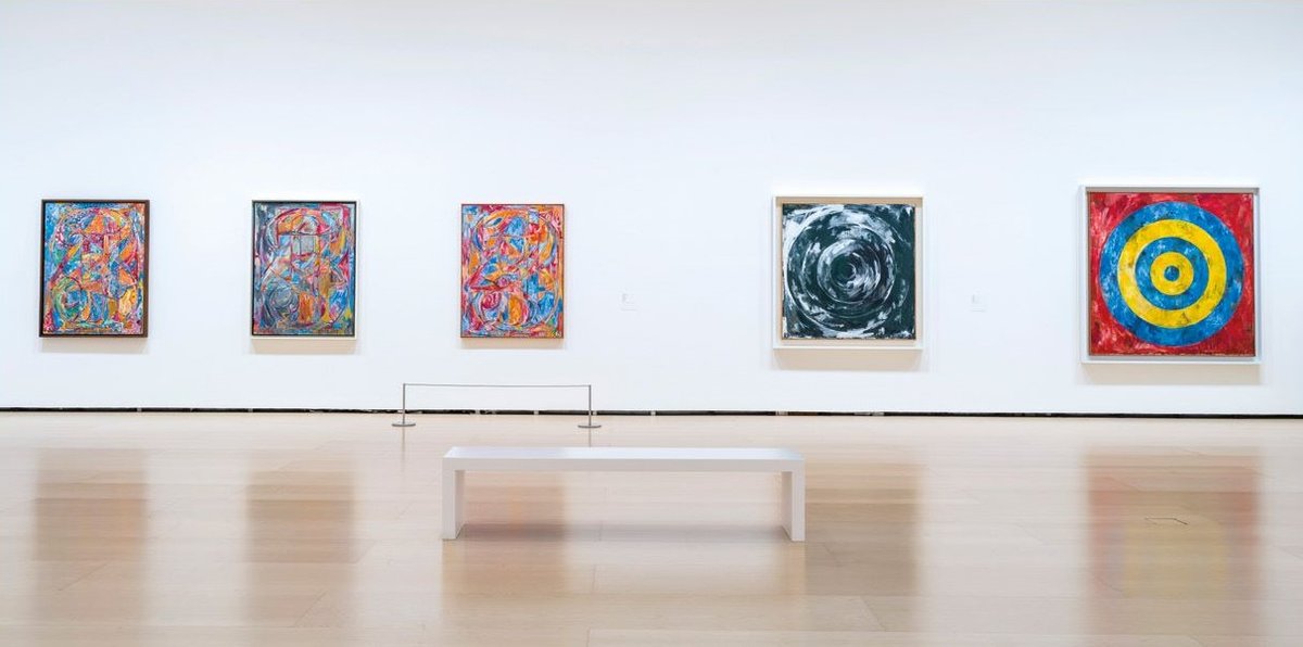 Vue de l’exposition « Jasper Johns : Night Drive r», Guggenheim Bilbao, 2026. Courtesy Guggenheim Bilbao