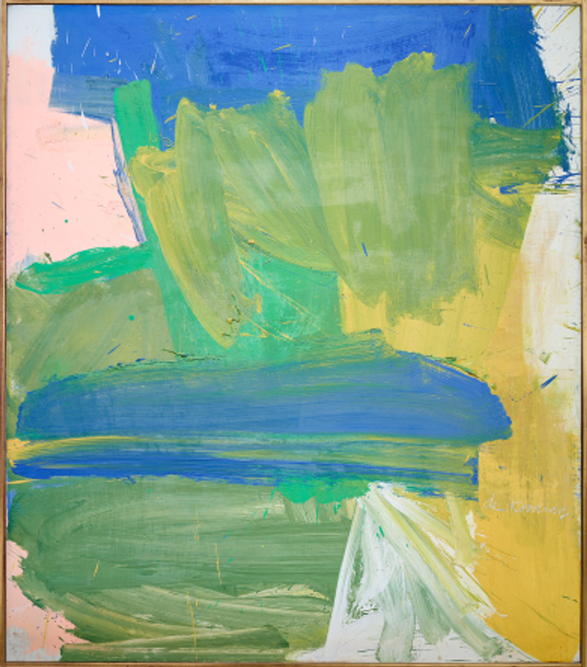 Willem de Kooning, Villa Borghese, 1960, huile sur toile, Guggenheim Museum Bilbao. © The Willem de Kooning Foundation, SIAE