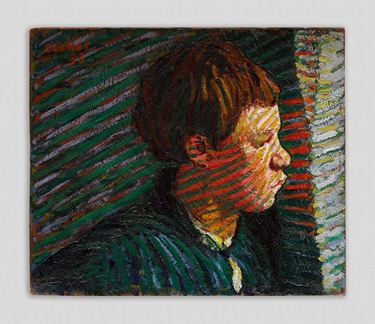 Roderic O’Conor, Garçon breton de profil, 1893, huile sur panneau, 31,1 x 44,5 cm. Courtesy Musée d’Orsay, Paris / Photo : D.R.