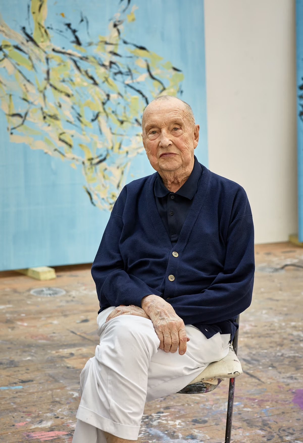 Georg Baselitz en 2024. Photo Martin Müller