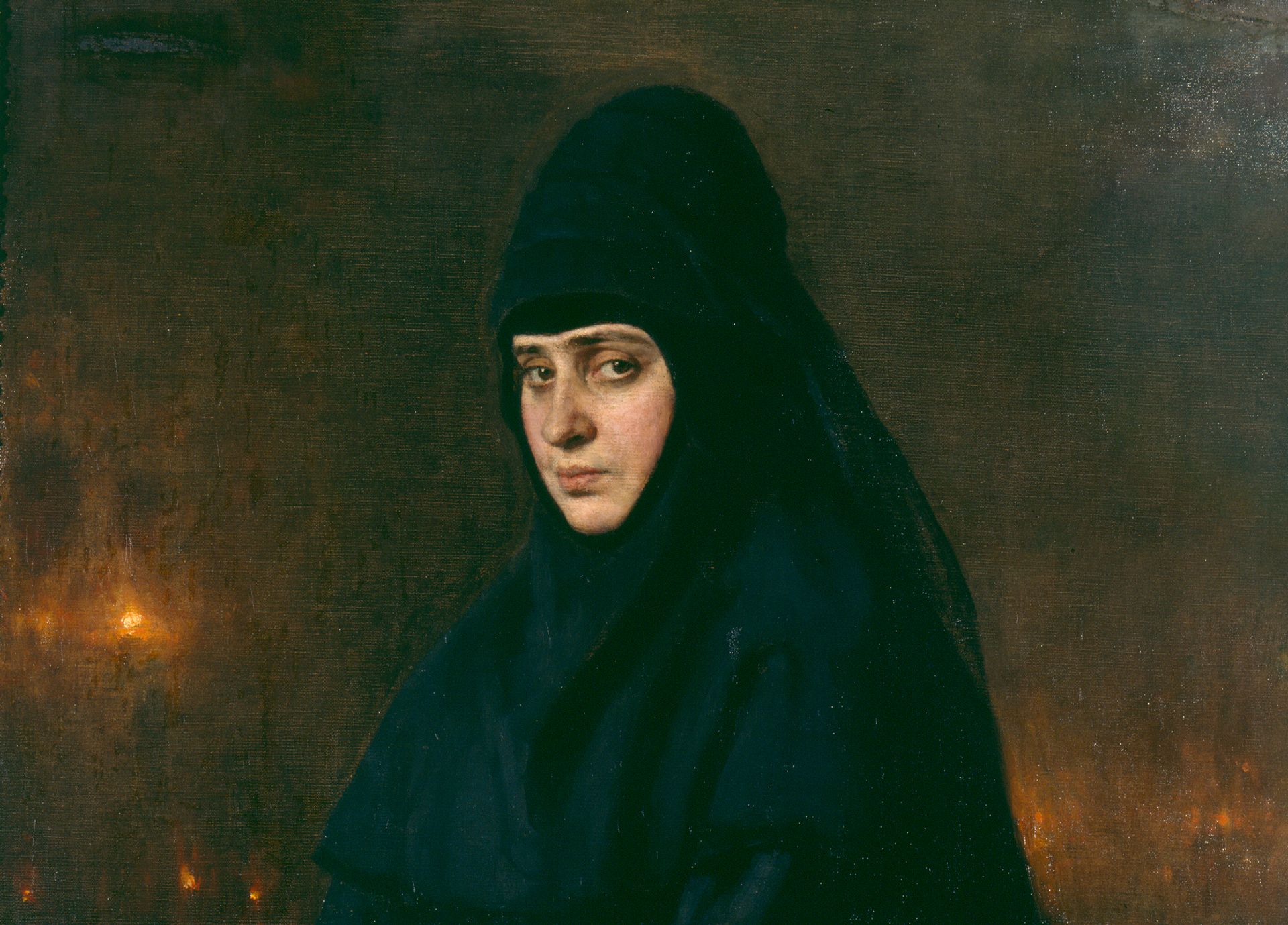 Ilya Répine, Nonne, 1887. Galerie nationale d’art de Kiev