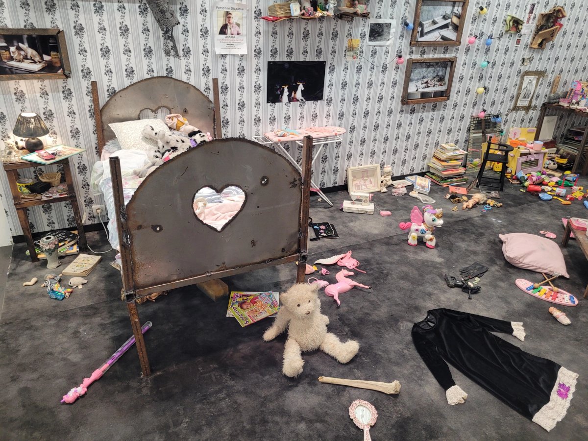Solveig Burkhard, Kids return, 2021, Galerie Pony, Montreuil. Photo : A.C.