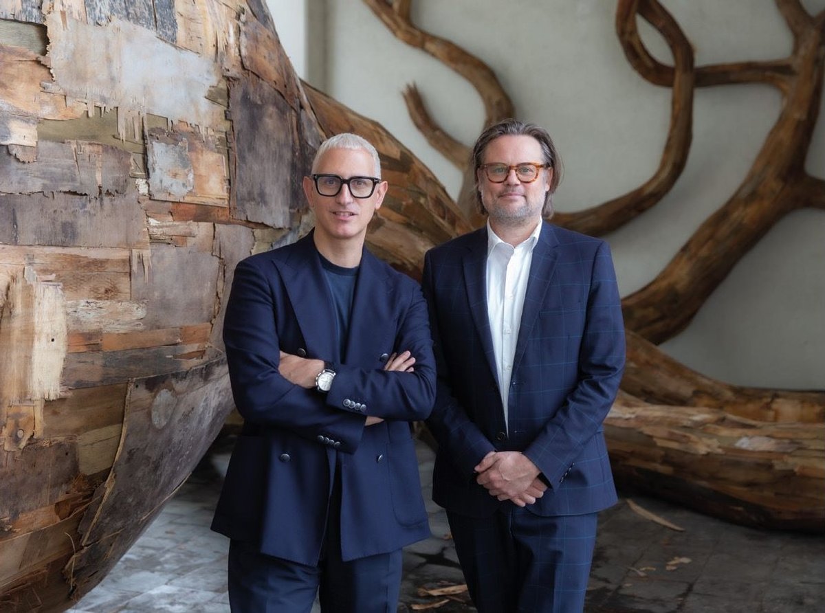 Sam Bardaouil (à gauche) et Till Fellrath (à droite).
© Taipei Fine Arts Museum