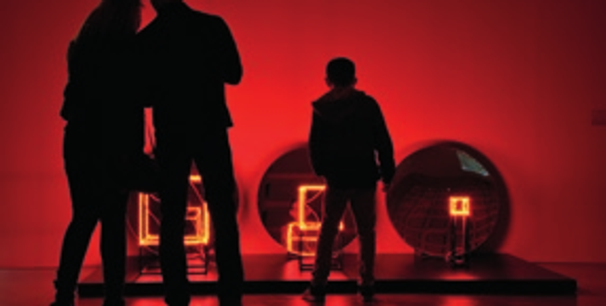 Vue de l’exposition «GIGANTISME – À l’américaine!» au Laac. © Ville de Dunkerque. Photo Cathy Christiaen