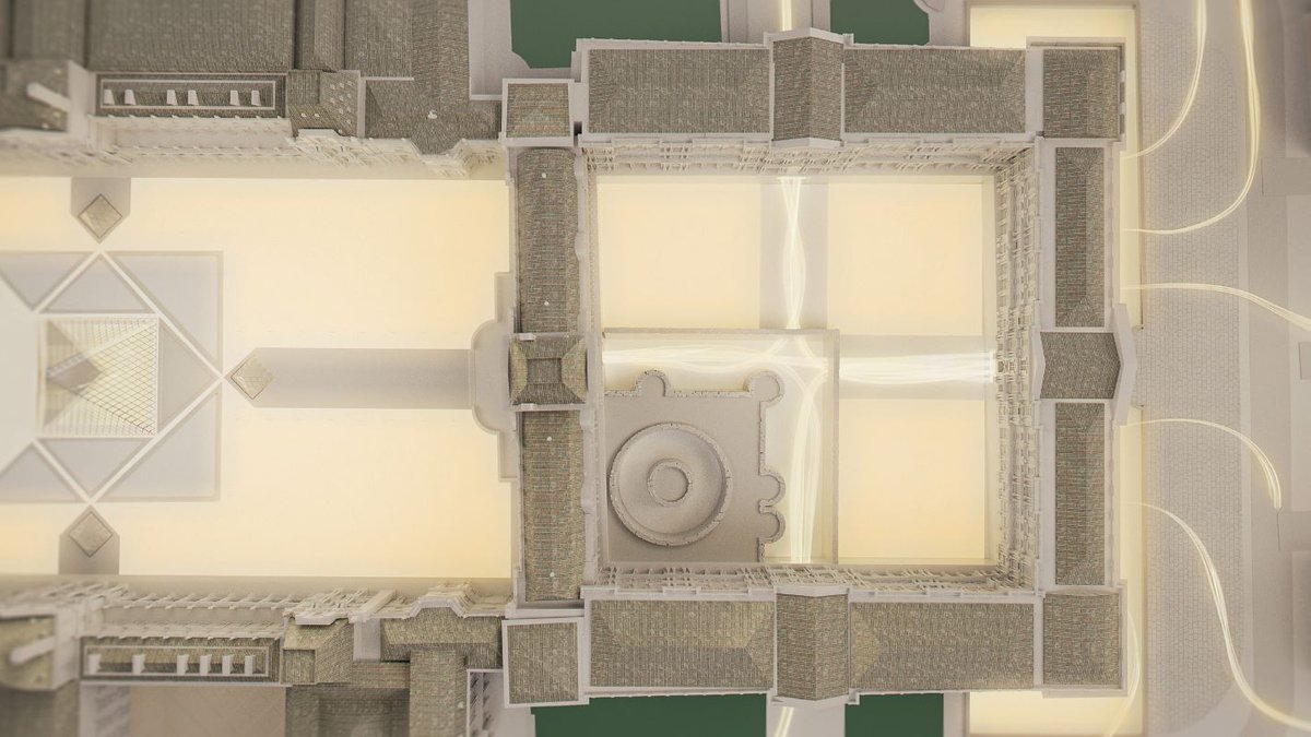 Maquette du plan «Louvre – Nouvelle Renaissance». Photo Chatillon Architectes, Les Monstres, 2025