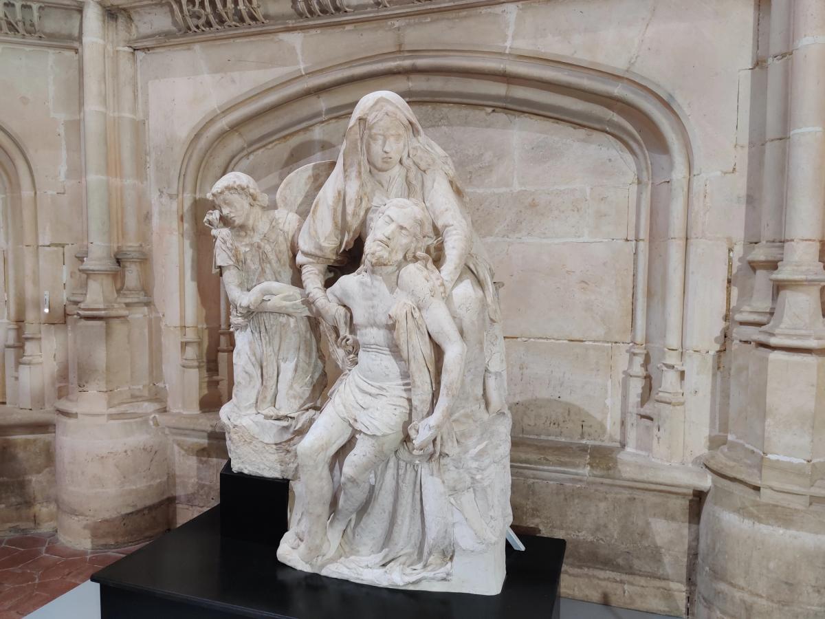 Conrad Meit, Pietà. Œuvre présentée au monastère royal de Brou. Photo : Marine Bontemps