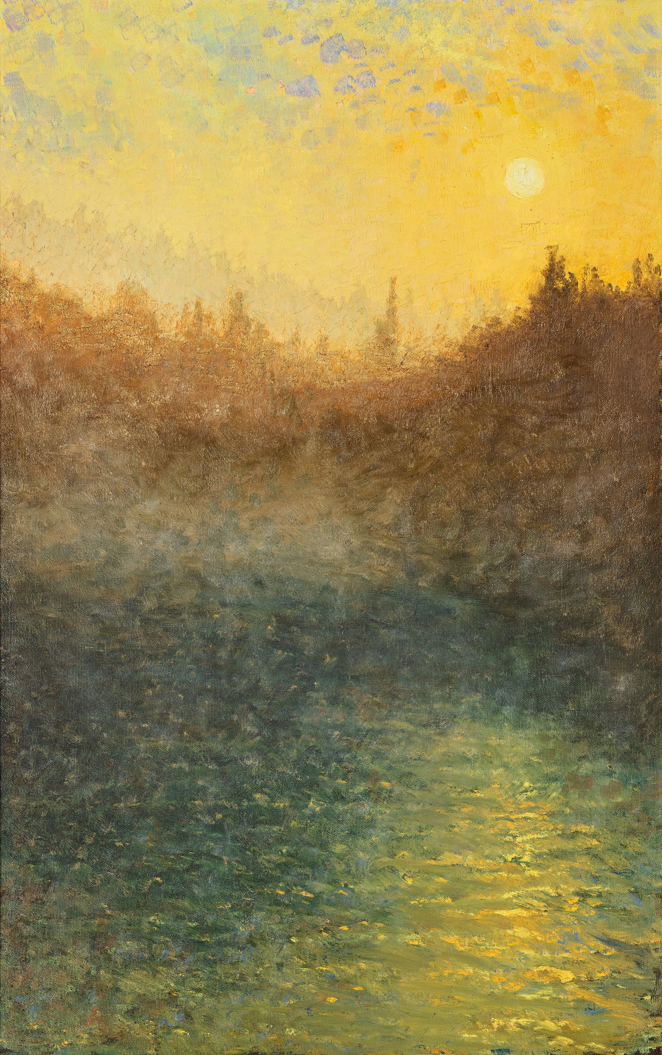 Hilma af Klint, Sonnenaufgang [Aube], 1907, huile sur toile, The Hilma af Klint Foundation, Stockholm. Courtesy de The Hilma af Klint Foundation