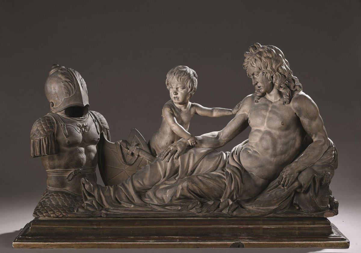 François Anguier, Monument funéraire de Jacques de Souvré (1600-1670), terre cuite, vers 1667. Courtesy Osenat Versailles