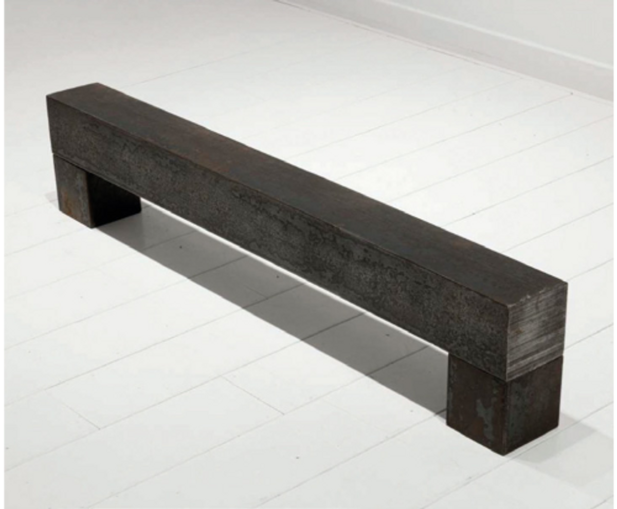 Richard Nonas, Untitled, 1983, acier. Courtesy de l’artiste et galerie Christophe Gaillard