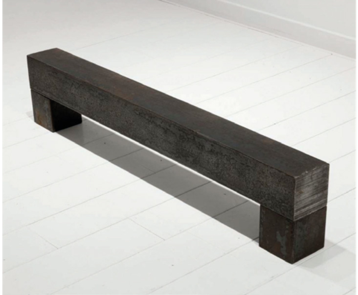 Richard Nonas, Untitled, 1983, acier. Courtesy de l’artiste et galerie Christophe Gaillard