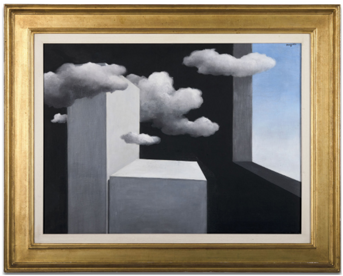 René Magritte, La Tempête, 1931, huile sur toile, est. 1,4-1,8 million d’euros. © Artcurial