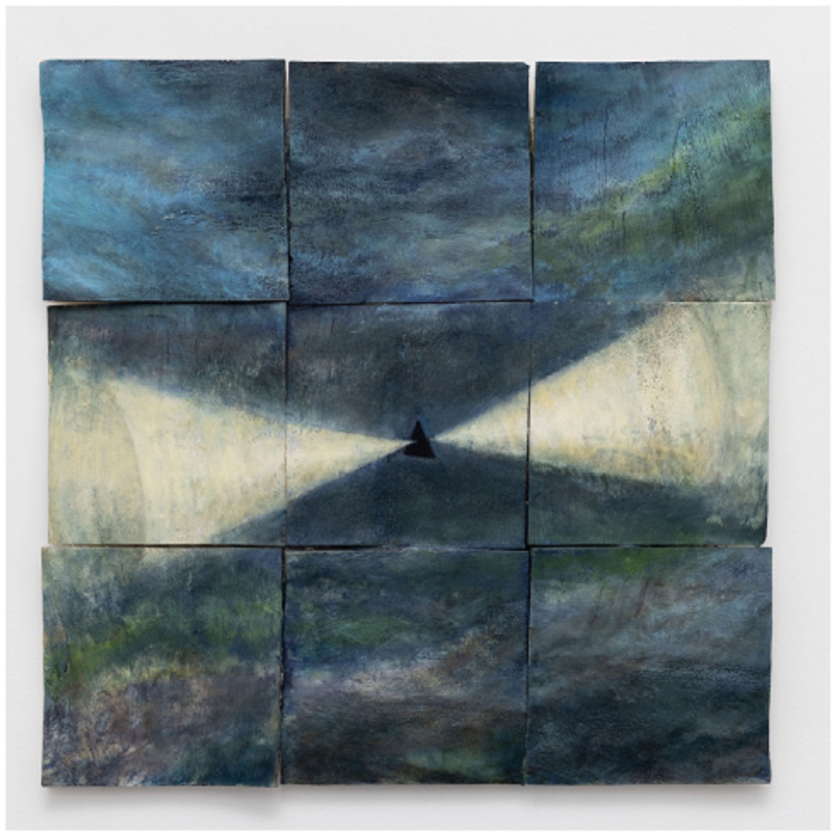 Helmut Stallaerts, Past Is Present in Time, 2022, huile sur os d’animaux.
Courtesy de l’artiste et galerie Baronian