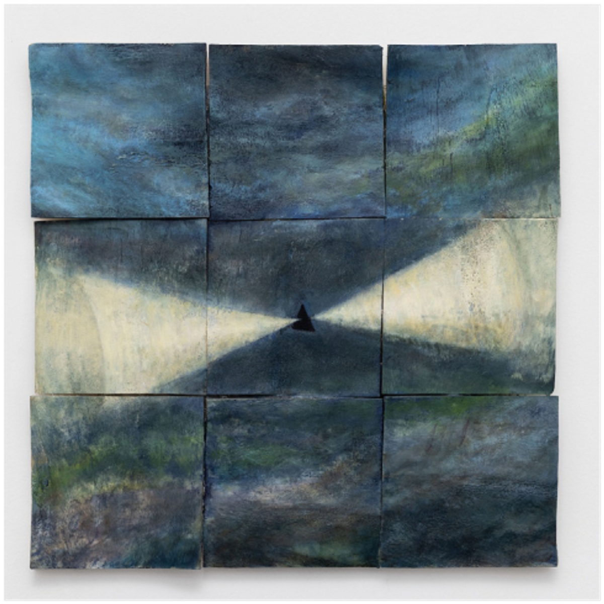 Helmut Stallaerts, Past Is Present in Time, 2022, huile sur os d’animaux.
Courtesy de l’artiste et galerie Baronian