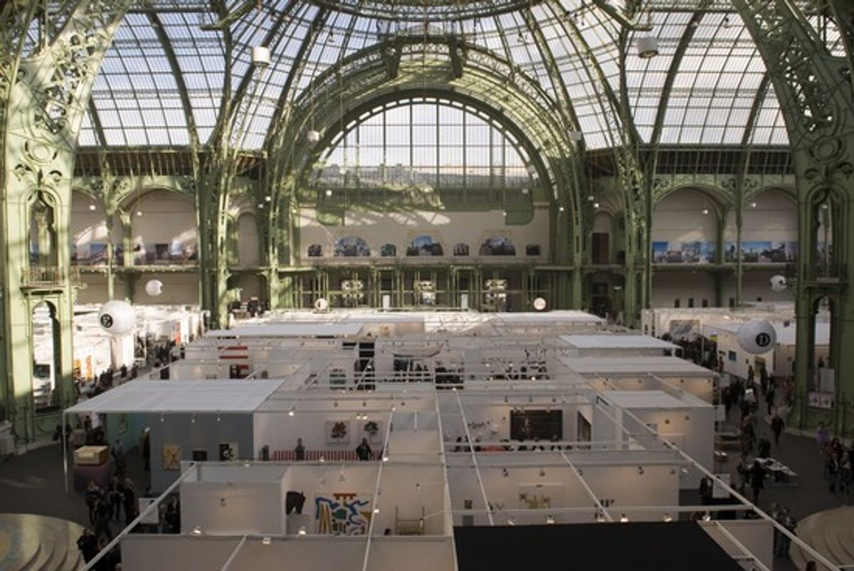 Le Grand Palais lors d'un salon artistique D.R.