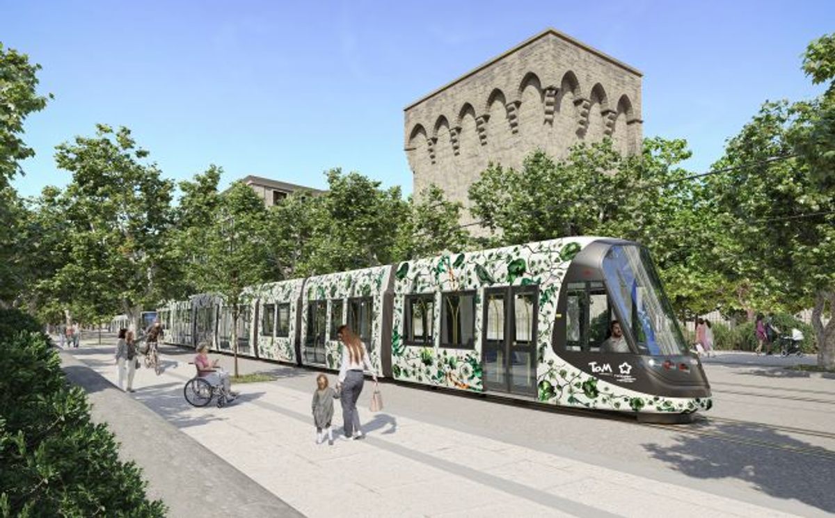 La ligne 5 du métro de Montpellier sera mise en service en 2025.
© Sketchpixel