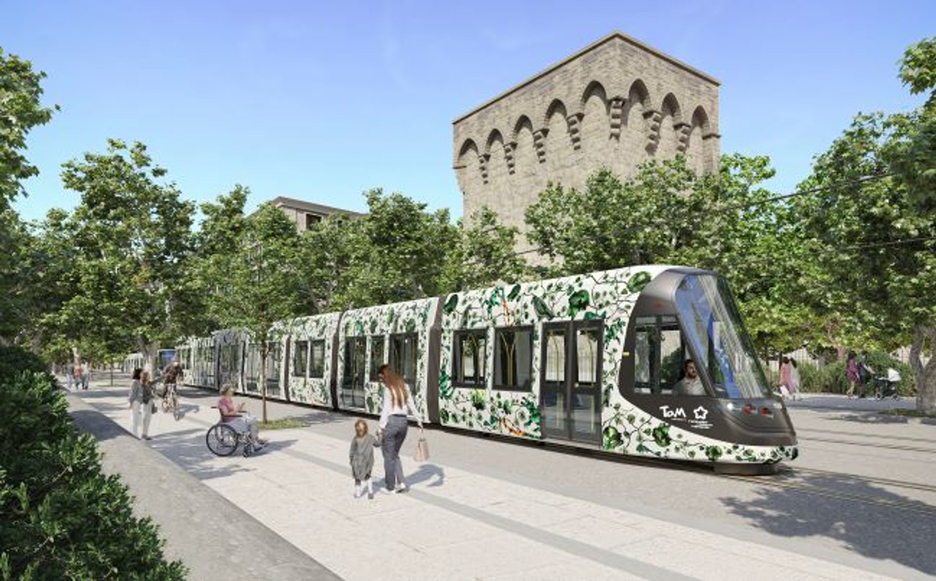 La ligne 5 du métro de Montpellier sera mise en service en 2025.

© Sketchpixel