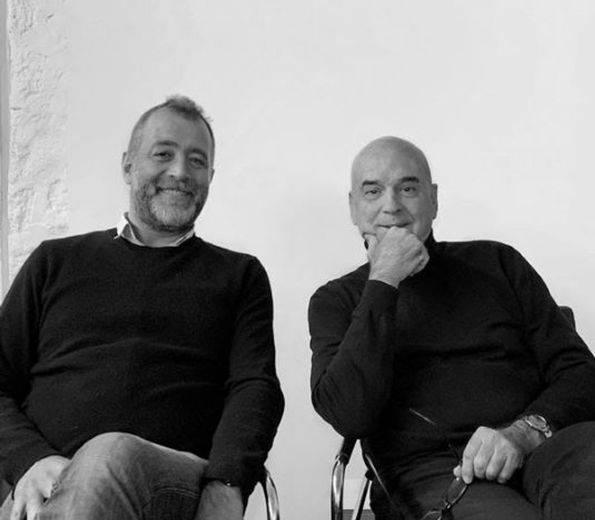 Thomas Bernard et Renos Xippas. Photo : D.R