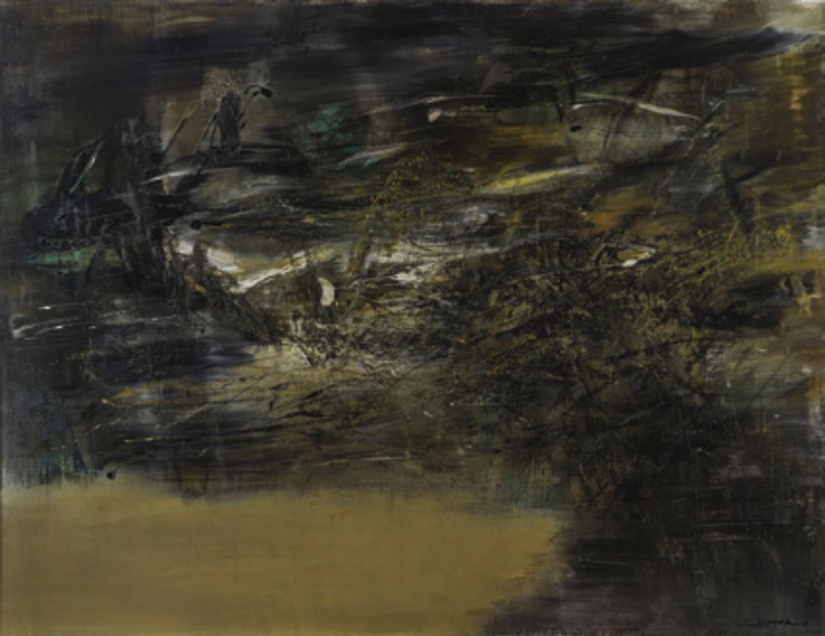 Zao Wou-Ki, 04.05.64, huile sur toile, 1964, Paris, Centre Pompidou – Musée national d’Art moderne.
© Centre Pompidou, MNAM-CCI / Dist. GrandPalais