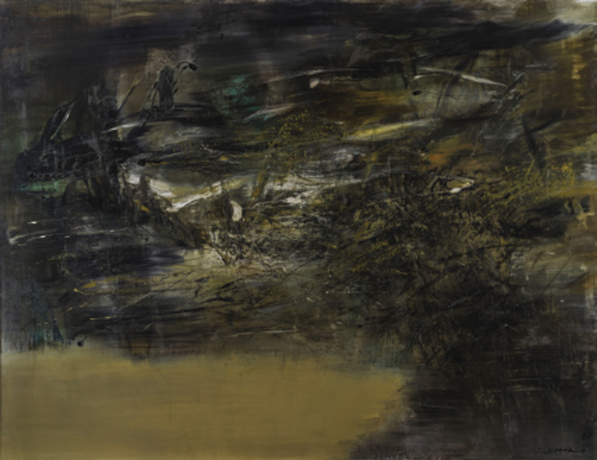 Zao Wou-Ki, 04.05.64, huile sur toile, 1964, Paris, Centre Pompidou – Musée national d’Art moderne.
© Centre Pompidou, MNAM-CCI / Dist. GrandPalais