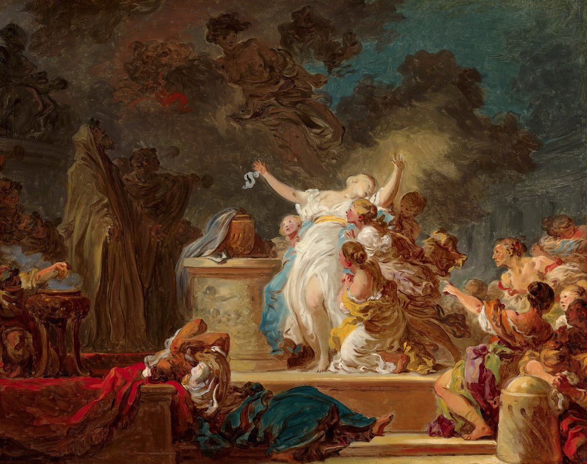 Jean-Honoré Fragonard, Un sacrifice antique, dit Le sacrifice au Minotaure, vendu 5 714 800 euros. © Artcurial