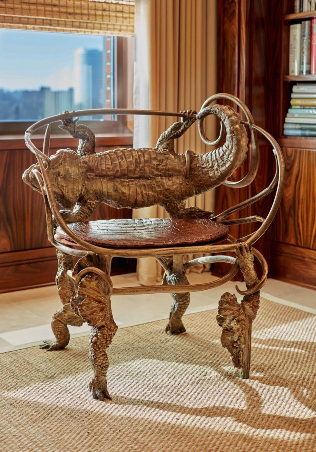 Fauteuil « Crocodile » de Claude Lalanne. Courtesy de Sotheby’s.