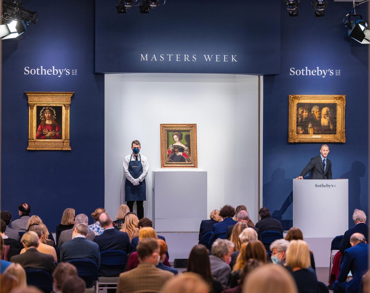 Botticelli, Le Christ en tant qu’homme des Douleurs. Courtesy Sotheby’s