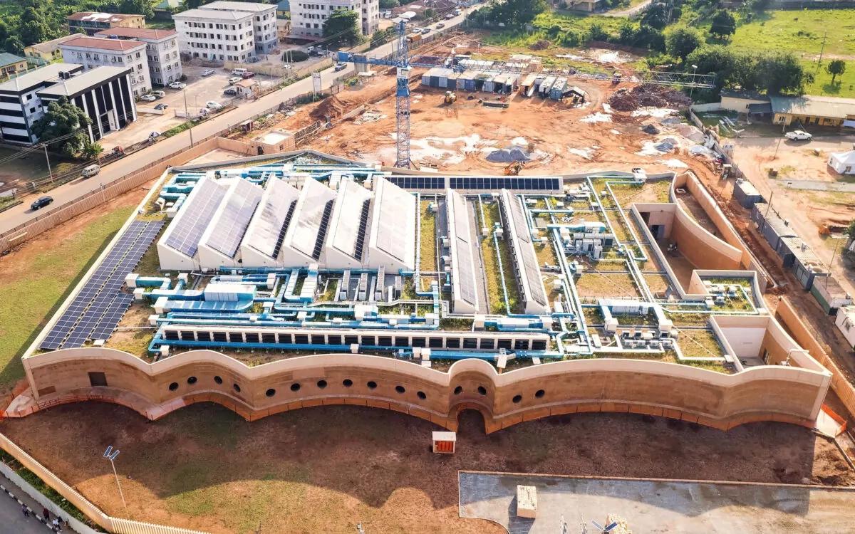 L’Institut du MOWAA en cours d'achèvement à Benin City, au Nigeria. © MOWAA