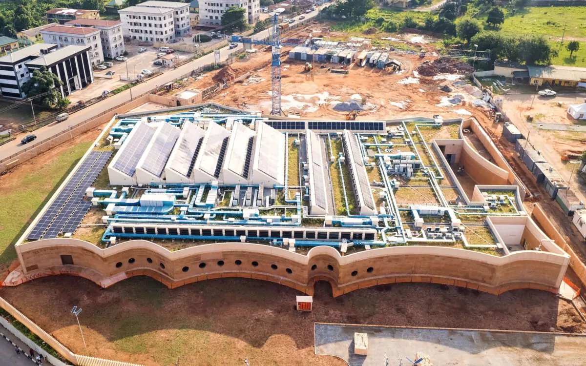 L’Institut du MOWAA en cours d'achèvement à Benin City, au Nigeria. © MOWAA