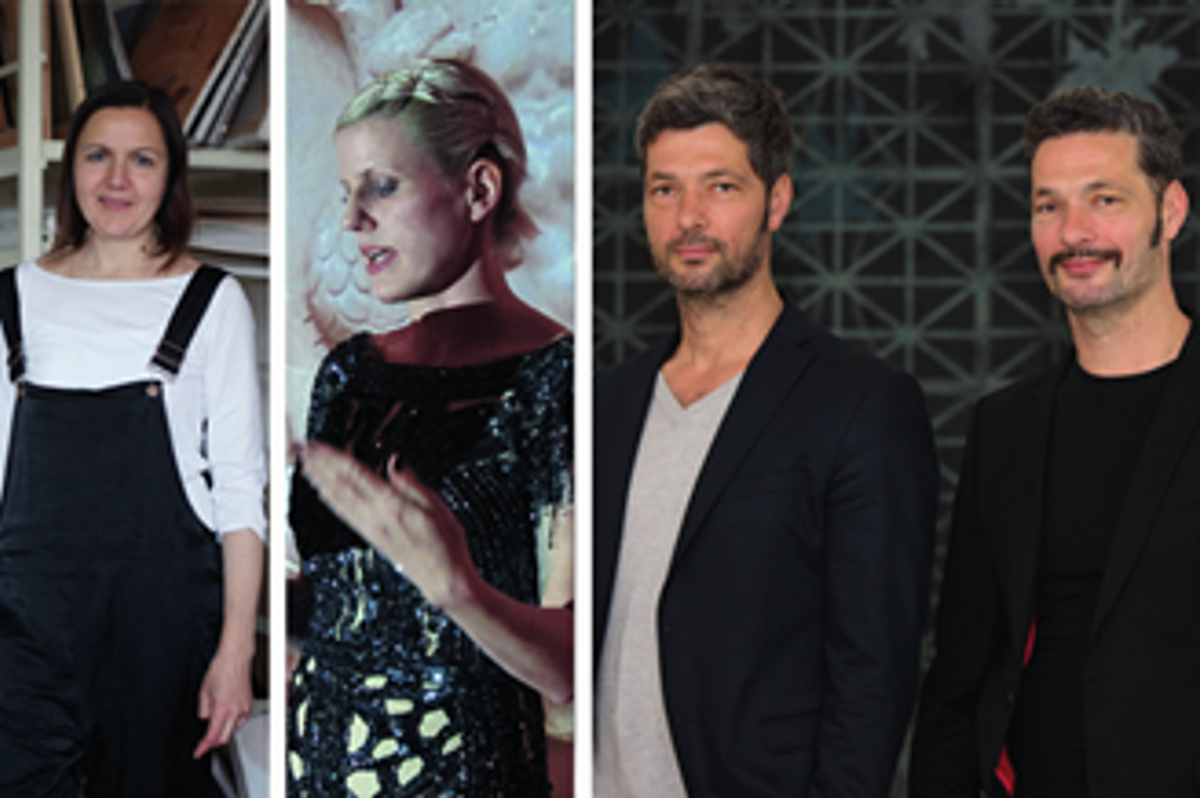 Olga Chernysheva, Chloe Piene, Gert & Uwe Tobias. Photo : D.R. © Alistair Overbruck (Gert & Uwe Tobias)